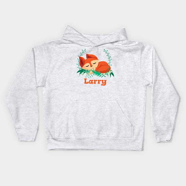 larry fox Kids Hoodie by LeonAd